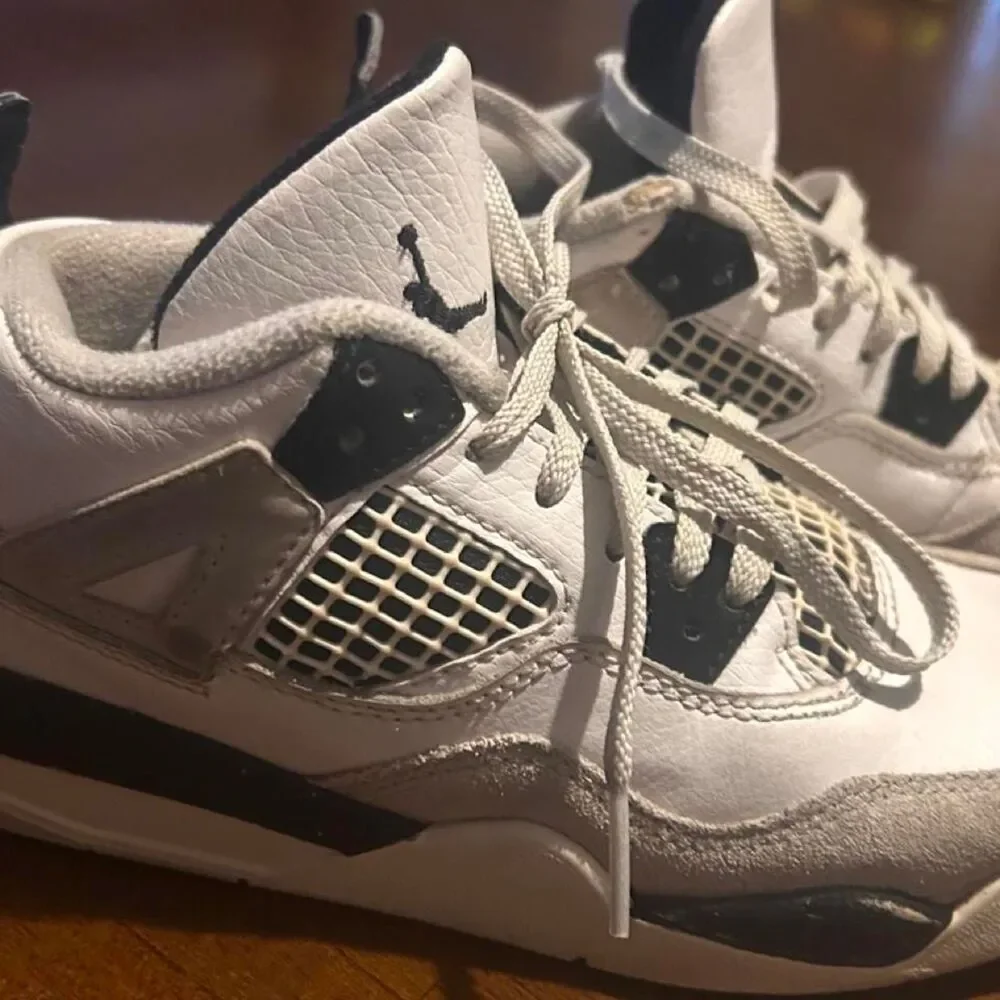 Jordan White and Grey Trainers